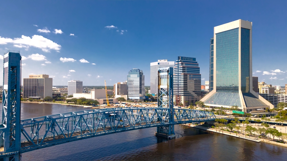 Jacksonville, Florida, ranks in top-10 US cities for largest year-over-year population increase